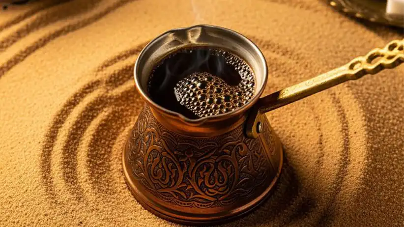 طرز تهیه قهوه ترک با کف فراوان